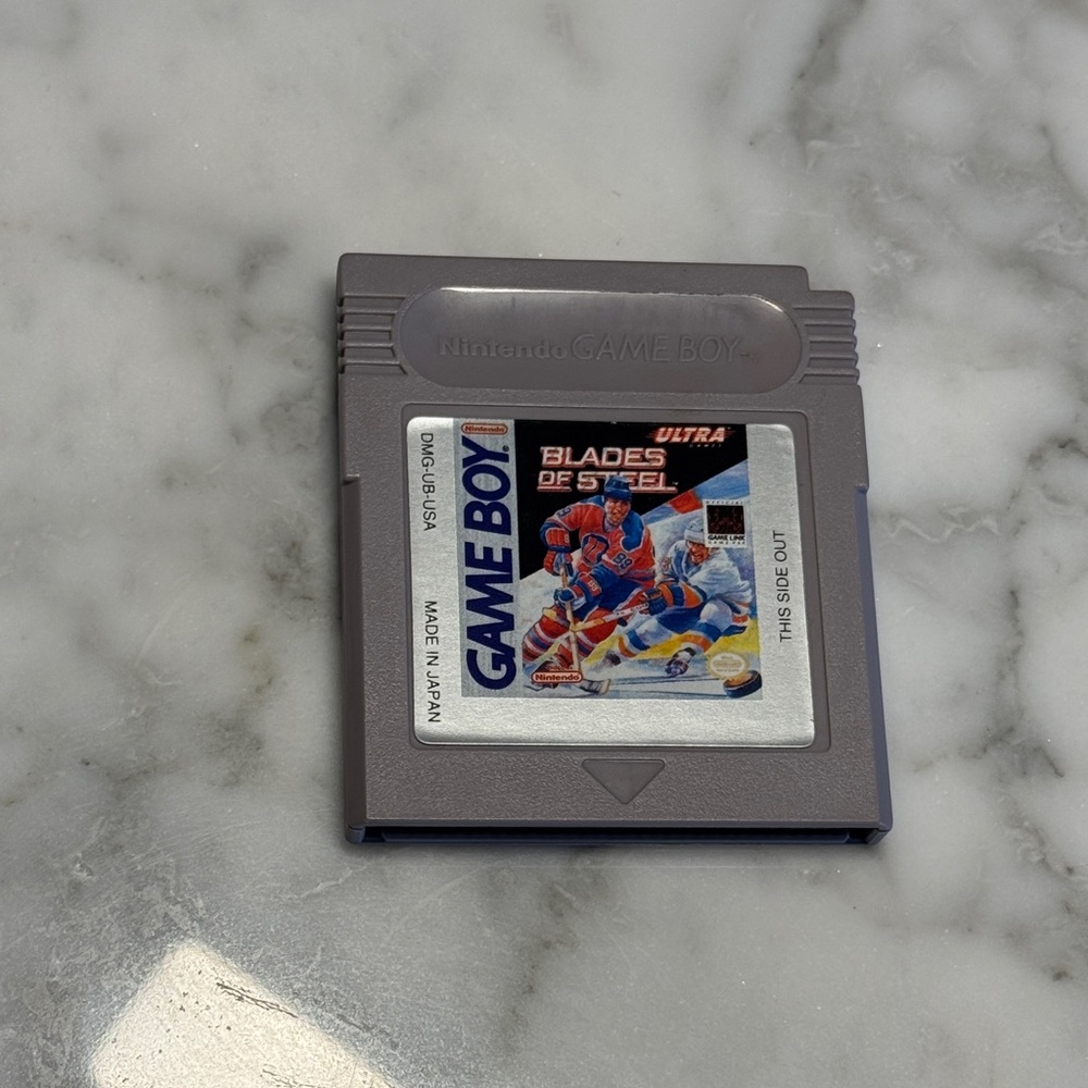 Game Boy Blades of Steel Cartridge